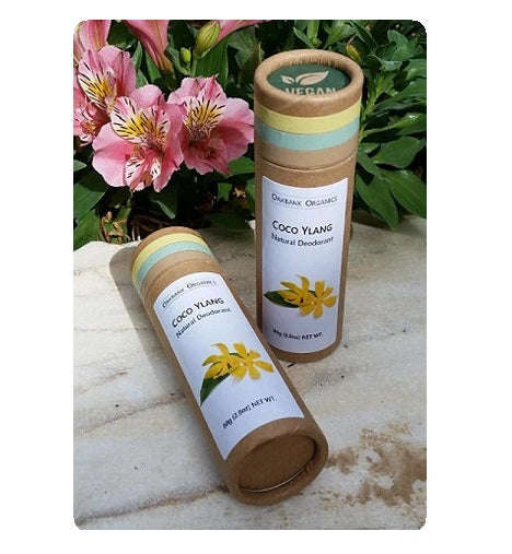 Coco Ylang Natural Deodorant - Vegan or Australian Organic Beeswax - Palm Oil Free - Bicarb Free -  Zero Waste