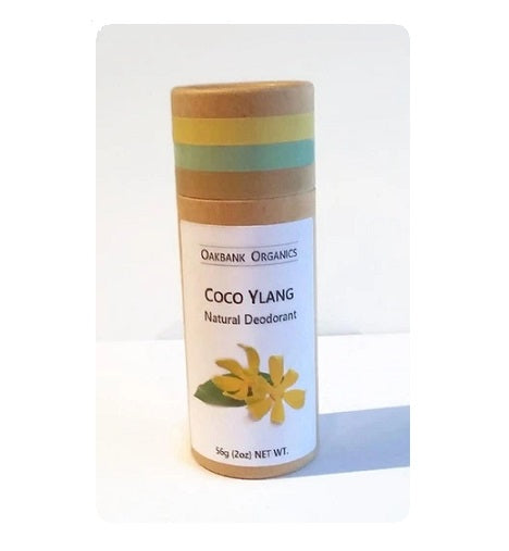 Coco Ylang Natural Deodorant - Vegan or Australian Organic Beeswax - Palm Oil Free - Bicarb Free -  Zero Waste