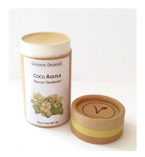 Coco Aquila Natural Deodorant - Vegan or Australian Organic Beeswax - Palm Oil Free - Bicarb Free - Zero Waste