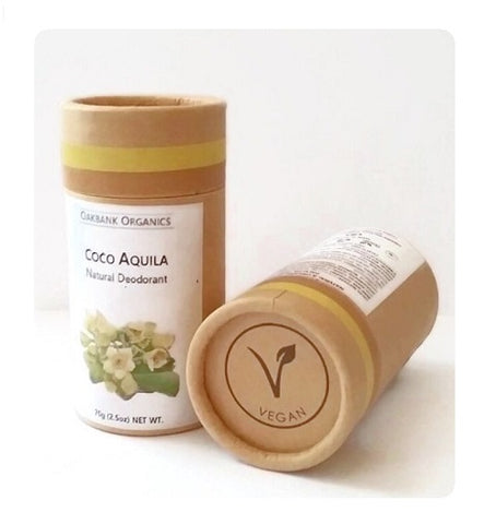 Coco Aquila Natural Deodorant - Vegan or Australian Organic Beeswax - Palm Oil Free - Bicarb Free - Zero Waste