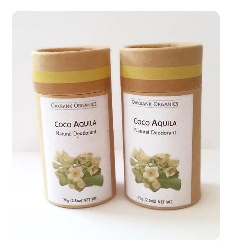 Coco Aquila Natural Deodorant - Vegan or Australian Organic Beeswax - Palm Oil Free - Bicarb Free - Zero Waste