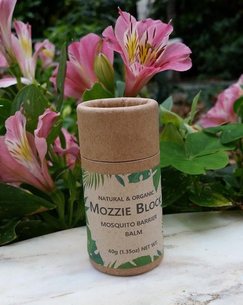 MOZZIE BLOCK Mosquito Barrier Balm - Natural & Organic - Palm Oil Free - Zero Waste