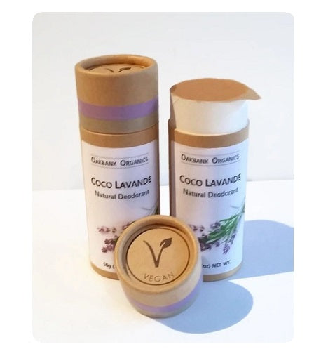 Coco Lavande Natural Deodorant - Vegan or Australian Organic Beeswax - Palm Oil Free - Bicarb Free - Zero Waste