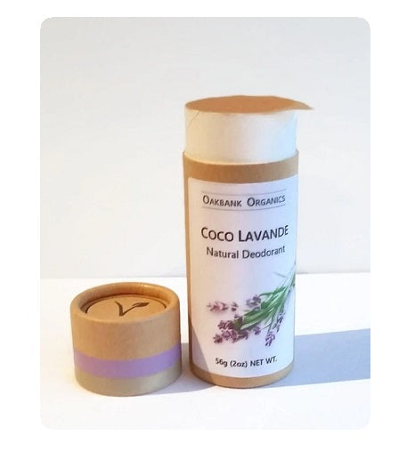 Coco Lavande Natural Deodorant - Vegan or Australian Organic Beeswax - Palm Oil Free - Bicarb Free - Zero Waste