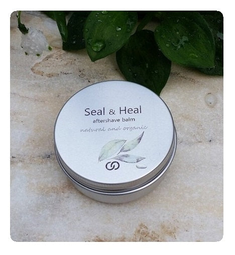 Seal & Heal Aftershave Balm - 100% Natural + Organic - Palm Oil Free - Plastic Free - Zero Waste