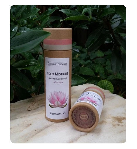 Coco Mistique Natural Deodorant with Shea - Vegan or Australian Organic Beeswax - Palm Oil Free - Bicarb Free - Zero Waste