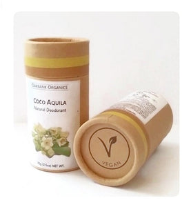 Coco Aquila Natural Deodorant - Vegan or Australian Organic Beeswax - Palm Oil Free - Bicarb Free - Zero Waste